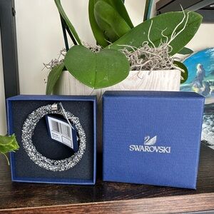 NEW Swarovski Crystal dust Double Wrap Bangle Bracelet SKU 5237762